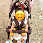 HHUNYHUNY Detachable Twin Stroller/Pram in Some Used condition featuring a versatile detachable design, comfortable dual seating, safety harnesses, protective canopies, smooth wheels, and practical functionality for twins or siblings.