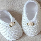 Crochet baby girl booties - PyaraBaby