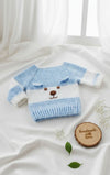 Crochet baby sweater/ Hand knitted baby sweater