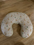 Haus & Kinder Feeding Pillow with ergonomic support, soft cushioned filling, and comfortable design to provide proper positioning for breastfeeding, bottle feeding, and nursing sessions.