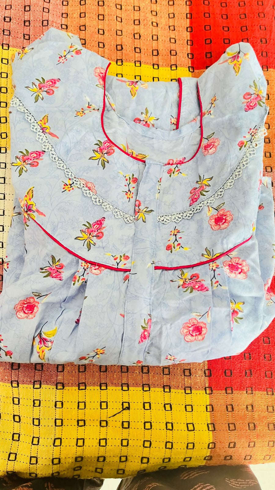Maternity gown – stylish, comfy, and perfect for baby showers, photoshoots, and special moments.

