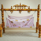 Wooden Balmukut Cradle With Cloth, Dimensions: 26W×40H in Inch - PyaraBaby