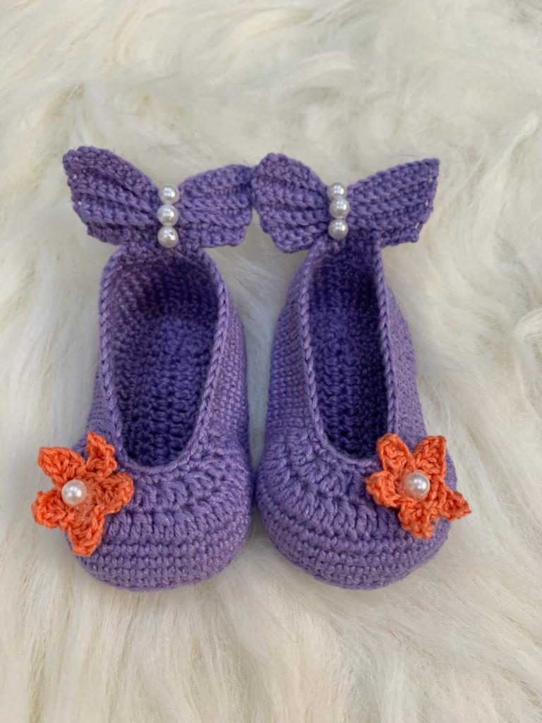 Booties with Headband For Baby Girl - PyaraBaby