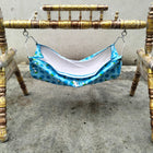 Teak Wood Cradle for Baby (Includes Cloth), Dimensions: L53×W32×H42 inches