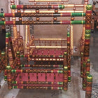 Wooden Pure Teak Wood Big Cradle With Parna