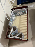 BABYHUG MONTANA Wooden Cot/Crib cum Rocker with Mosquito Net
