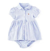 RALPH LAUREN Original 100 Percent Authentic Genuine Product Frock and Inner Wear / Stripe knit Oxford dress