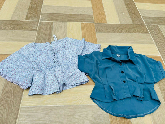 Party Wear Top for Baby Girl Set of 2 