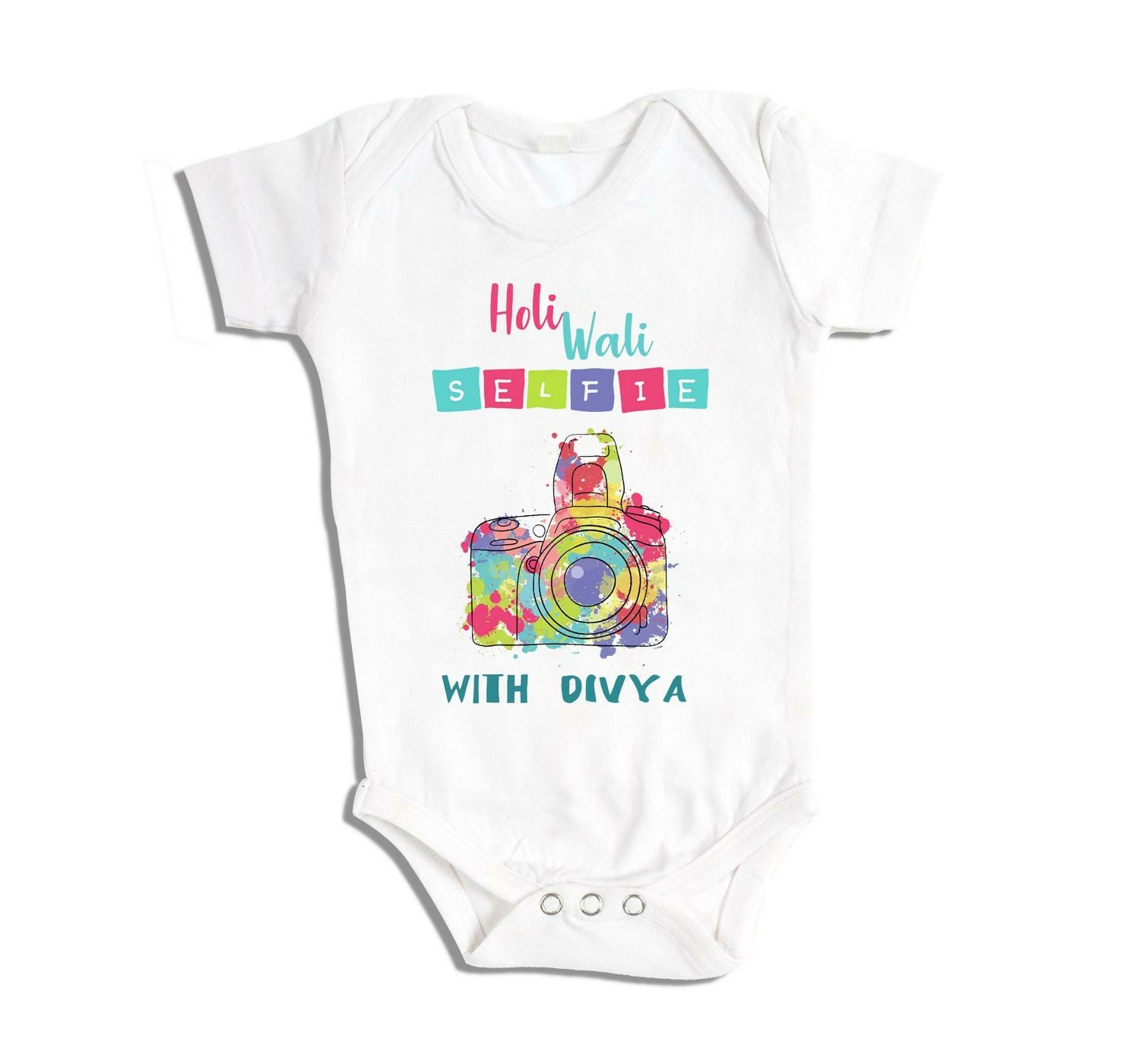 Holi Special Baby Rompers