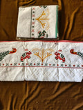 White baby khoya bedding set with traditional Rajwadi embroidery design, soft cushioned and designed for safe newborn sleeping