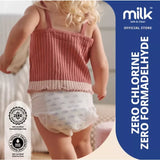 Milk Baby Diaper Yoga Pants, Size M - 42 Pcs, 6 To 11 KG