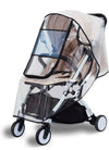 BEMECE Stroller/Pram Rain Cover Universal + Mosquito Net (2-Piece Set), Baby Travel Weather Shield