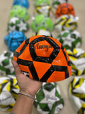 Customized size 5 football with child’s name printed, available in random colors with theme-based personalization options.