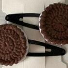 Crochet handmade hair clip