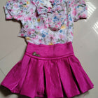 Top & Shorts Set of 2 for Baby Girl featuring two cute coordinated outfits with comfortable fabric and stylish designs for everyday wear, playtime, outings, travel, and casual occasions.