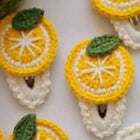 Crochet handmade hair clip