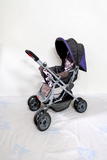 LUVLAP Reversible Handle Stroller Reclining Foldable Baby Pram