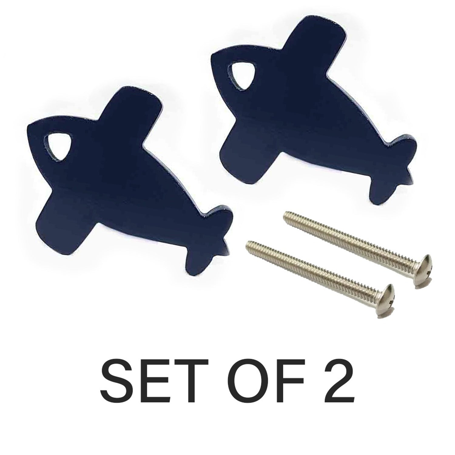 Door/ Drawer Knobs (Set of 2)  Aeroplane