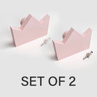 Door/ Drawer Knobs (Set of 2)  Adorable Crown 
