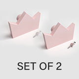Door/ Drawer Knobs (Set of 2)  Adorable Crown 