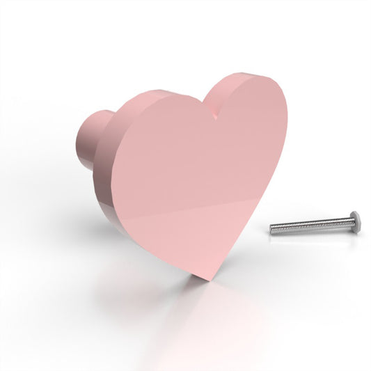 Door/ Drawer Knobs (Set of 2) Heart 