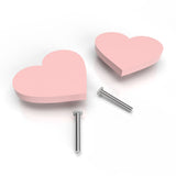 Door/ Drawer Knobs (Set of 2) Heart 
