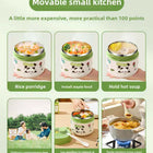 Panda Theme Steel Lunch Box Cum Food Jar