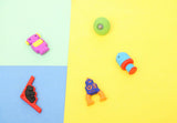 Fun colorful dust free erasers for kids. Erasing anymistake becomes much more fun with these beautifully crafted erasers.