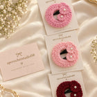 Kanjak Return Gift Combo featuring cute handmade crochet hair clips for girls.