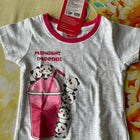 BABYHUG Cotton Knit Half Sleeves Night Wear With shorts for girls - Pink - PyaraBaby