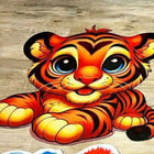 Cartoon Character 7D Foot Mat, 24×27 inches, with a colourful cartoon-themed design.