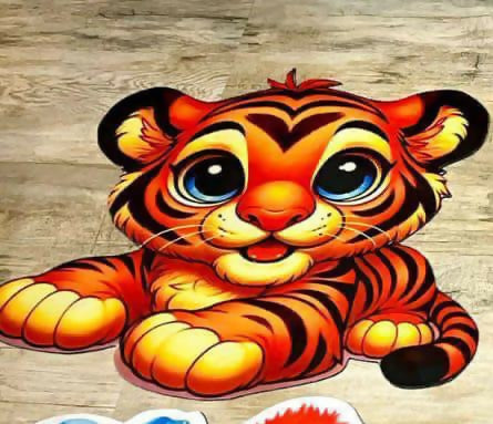 Cartoon Character 7D Foot Mat, 24×27 inches, with a colourful cartoon-themed design.