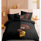 Kids Designer Disney Panel Bedsheet featuring colorful Disney-themed character prints, soft comfortable fabric, and a playful panel design to brighten kids' bedrooms and create a fun sleeping space.