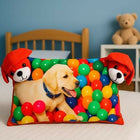 Kids Designer Pillow featuring soft cushioning, comfortable fabric, and a playful child-friendly design to add comfort and style to kids' bedrooms, beds, reading corners, and play spaces