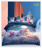 Kids Designer Disney Panel Bedsheet featuring colorful Disney-themed character prints, soft comfortable fabric, and a playful panel design to brighten kids' bedrooms and create a fun sleeping space.
