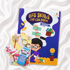 iLearnngrow Financial Literacy Rakhi Combo featuring a festive Rakhi paired with engaging money-learning activities designed to introduce kids to saving, spending, budgeting, and basic financial concepts through play.
