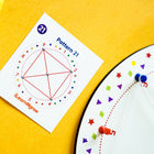 iLearnNGrow Winding Thread Pattern Board with 30+ pattern cards for kids, designed to encourage fine motor skills, hand-eye coordination, pattern recognition, concentration and creative hands-on learning