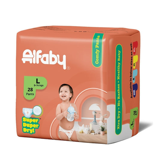 ALFABY Baby Diapers | Comfy pants - L (28 Pieces)