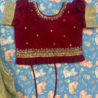 LAGORI Traditional Lehenga Dress for Baby Girl featuring an elegant ethnic design and comfortable fit, ideal for weddings, festivals, family celebrations, birthdays and other special occasions.