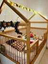 LITTLE BIRD Twin Crib/Cot with Trundle Bed and Storage