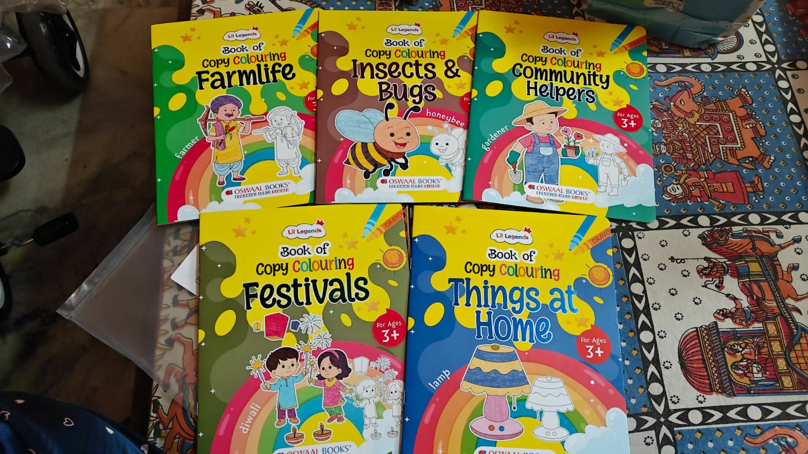 LITTLE LEGENDS colouring books with fun illustrations, child-friendly pages, and engaging creative activities to encourage coloring, imagination, fine motor skills, and early learning.