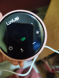 LUVLAP Adore Electric Breast Pump in Almost New condition featuring convenient electric operation, adjustable pumping settings, comfortable breast cushion, and a compact, easy-to-use design for everyday breast milk expression.