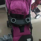 LUVLAP Galaxy Baby Stroller/Pram in Preloved New condition, available in Chennai, featuring a comfortable reclining seat, protective canopy, safety harness, smooth wheels, foldable frame, and convenient storage for baby travel.