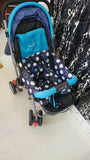 LUVLAP Sunshine Baby Stroller/Pram with adjustable canopy, reclining seat, and secure 5-point safety harness.