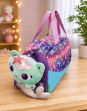 Premium Quality Jumbo Duffel Bag featuring spacious storage, durable construction, sturdy handles, secure zip closure, and a versatile design for travel, sports, weekend trips, sleepovers, and everyday use
