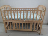 STAR AND DAISY 12-in-1 baby crib, convertible baby cot with rocking base, multifunctional wooden crib, rocking baby bed India, newborn to toddler crib