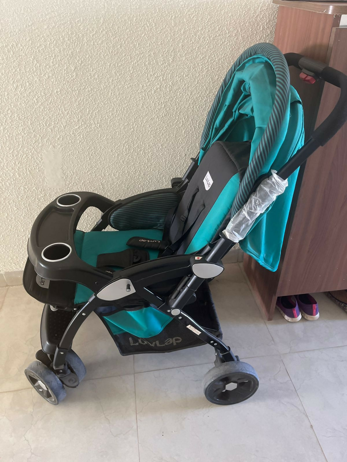 LUVLAP Galaxy Stroller/parm  (Teal Blue Colour)