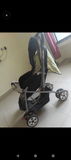 HARRY & HONEY Baby Stroller/Pram with a lightweight foldable frame, reclining seat, adjustable canopy, 5-point safety harness, smooth wheels, and storage basket for comfortable everyday travel with babies and toddlers.