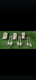 Buy Personalised Stainless Steel Glass, Spoon, and Fork Set – Durable and Customizable Dining Set for Children​


