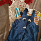 MINI KLUB Dungarees Tshirt Set
